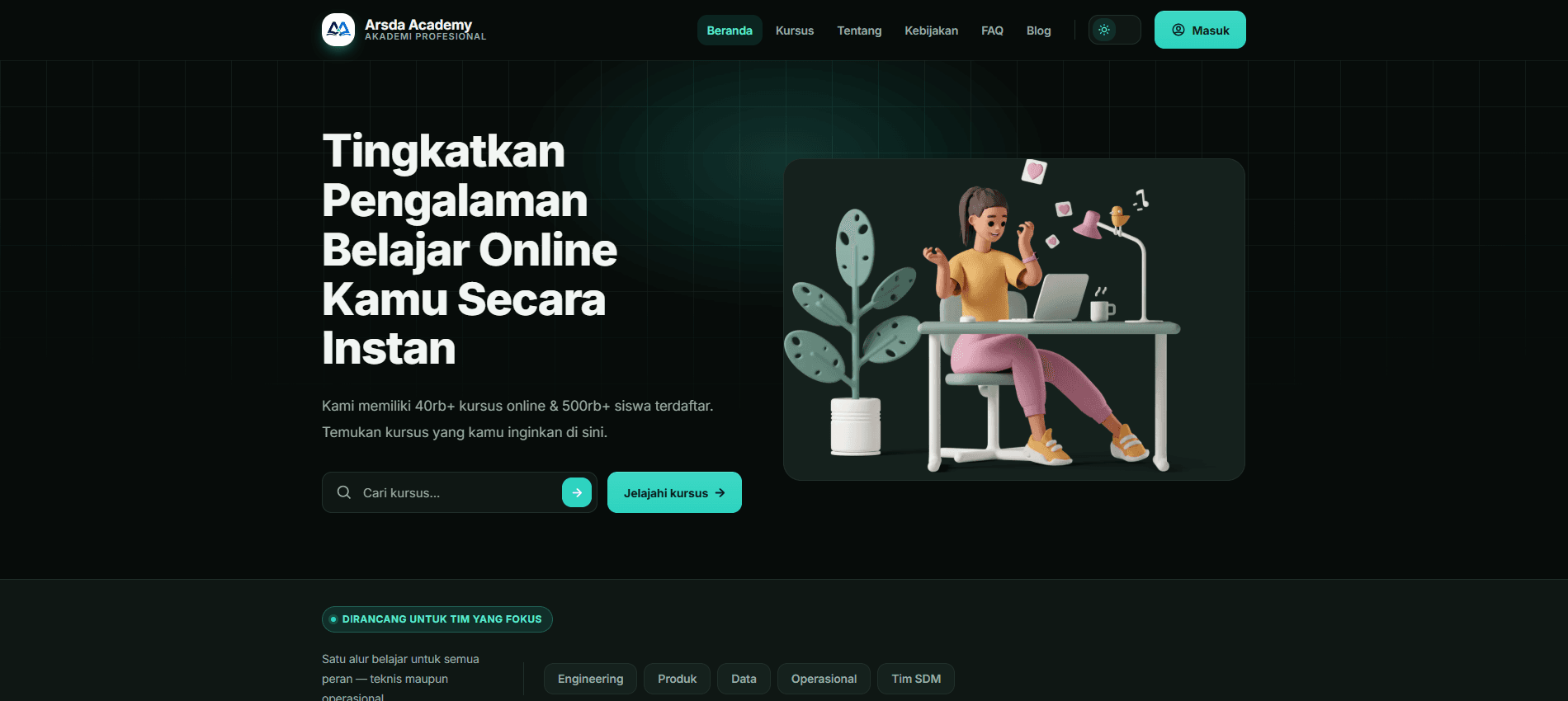 Preview produk Arsda Academy